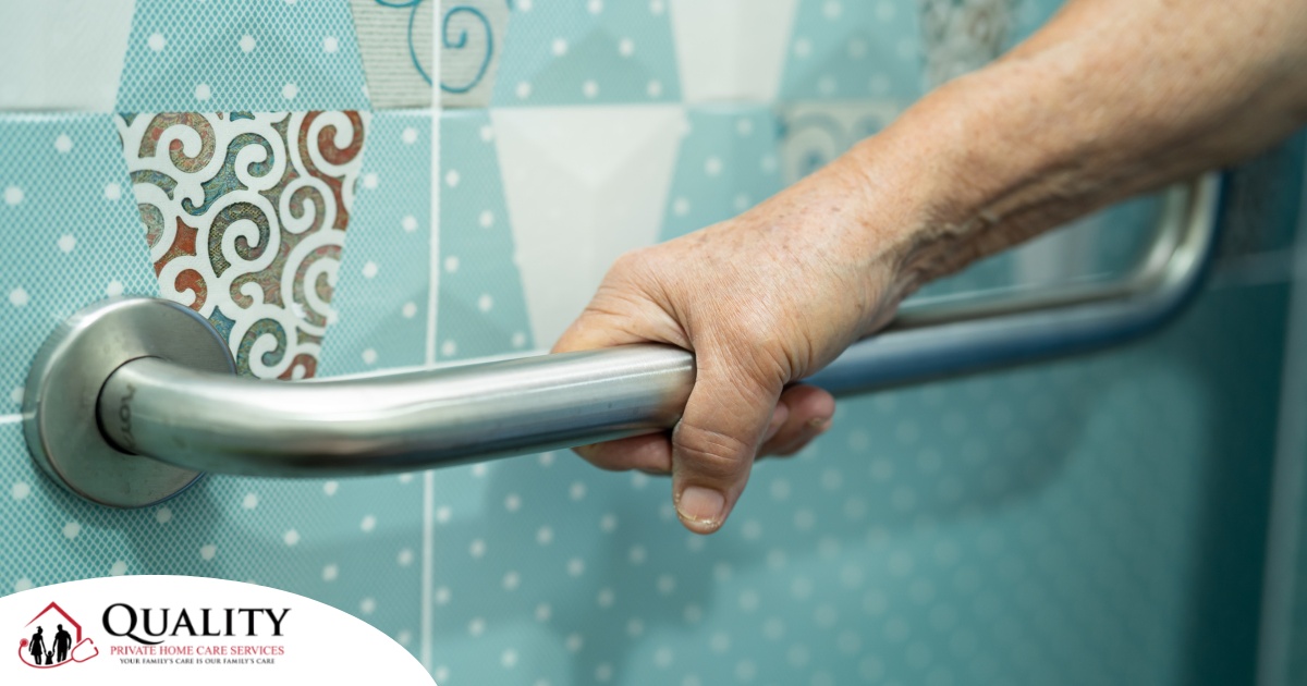 A grab bar represents an addition that can make a home safer for aging in place.